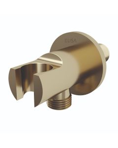 Round Wall outlet with combined hand shower holder BB