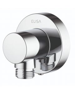 Round wall outlet CP Elisa branded