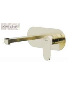 Antonella Wall Mounted Tap Brushed Brass