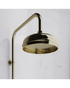 Valenteena Gold Fixed Mixer Shower Kit