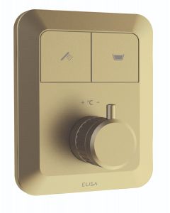 Emilie Push Button Concealed Mixer – Brushed Brass